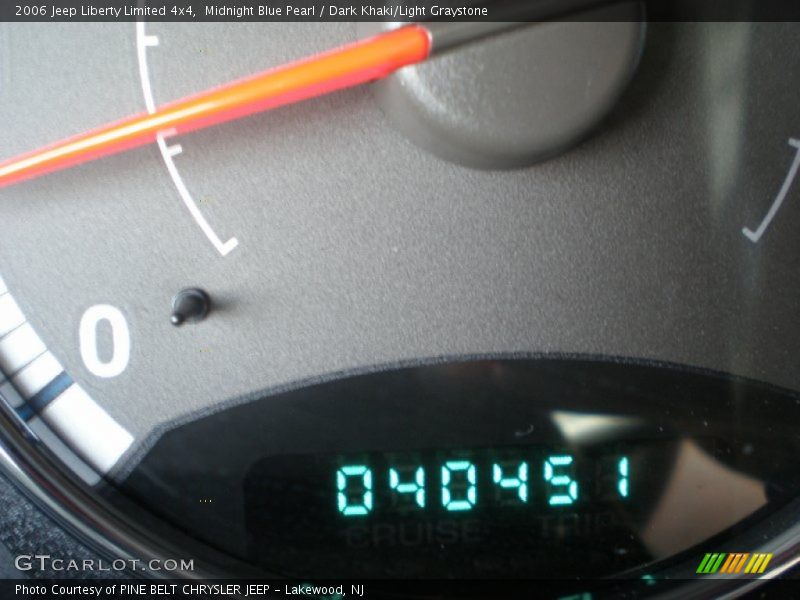 Midnight Blue Pearl / Dark Khaki/Light Graystone 2006 Jeep Liberty Limited 4x4