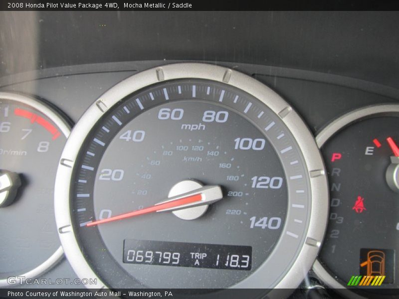 Mocha Metallic / Saddle 2008 Honda Pilot Value Package 4WD
