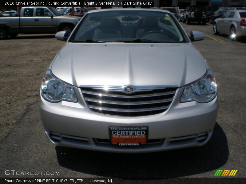 Bright Silver Metallic / Dark Slate Gray 2010 Chrysler Sebring Touring Convertible
