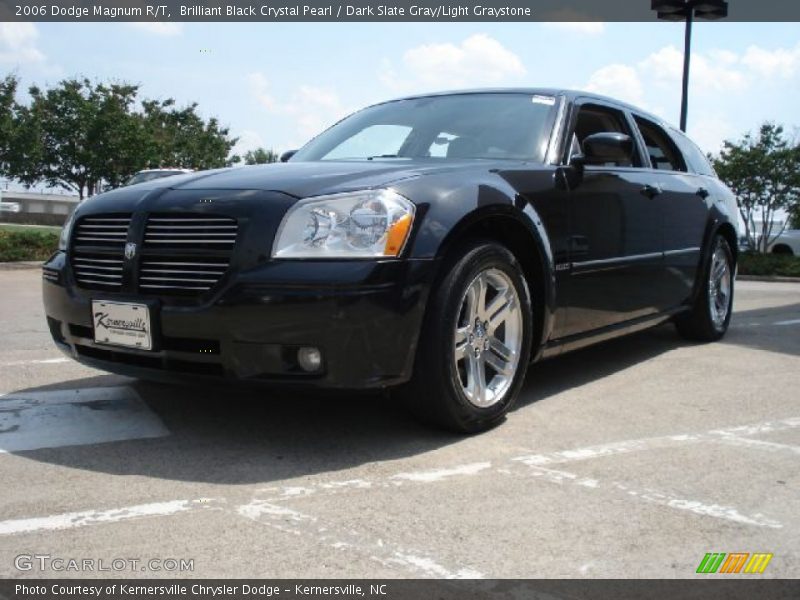 Brilliant Black Crystal Pearl / Dark Slate Gray/Light Graystone 2006 Dodge Magnum R/T
