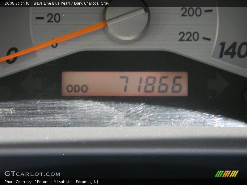 Wave Line Blue Pearl / Dark Charcoal Gray 2008 Scion tC