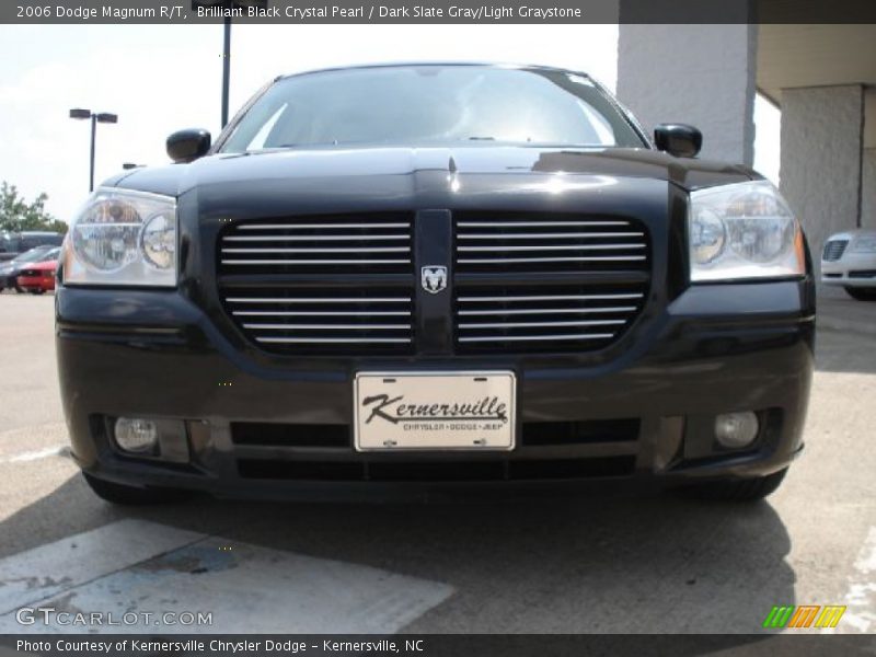 Brilliant Black Crystal Pearl / Dark Slate Gray/Light Graystone 2006 Dodge Magnum R/T