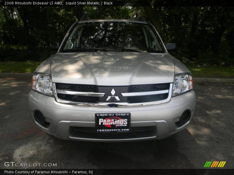 Liquid Silver Metallic / Black 2008 Mitsubishi Endeavor LS AWD