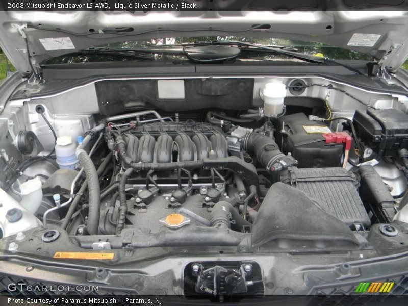 Liquid Silver Metallic / Black 2008 Mitsubishi Endeavor LS AWD