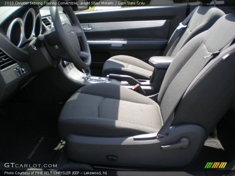 Bright Silver Metallic / Dark Slate Gray 2010 Chrysler Sebring Touring Convertible