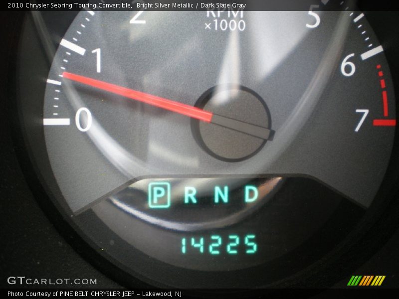 Bright Silver Metallic / Dark Slate Gray 2010 Chrysler Sebring Touring Convertible