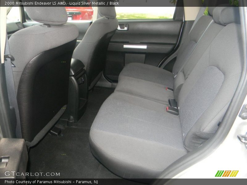 Liquid Silver Metallic / Black 2008 Mitsubishi Endeavor LS AWD