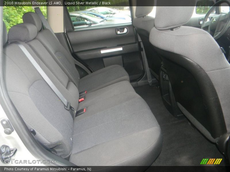 Liquid Silver Metallic / Black 2008 Mitsubishi Endeavor LS AWD