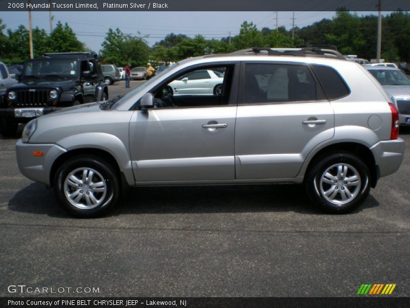 2008 Tucson Limited Platinum Silver
