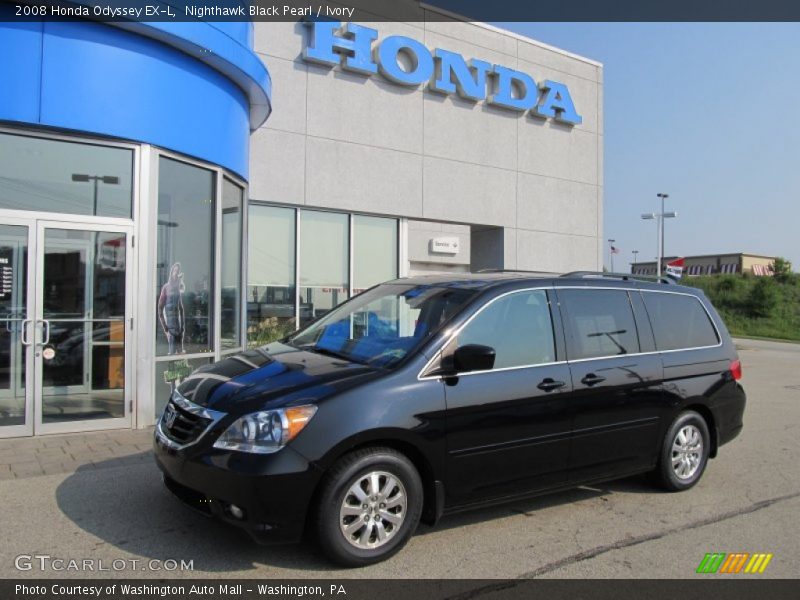 Nighthawk Black Pearl / Ivory 2008 Honda Odyssey EX-L