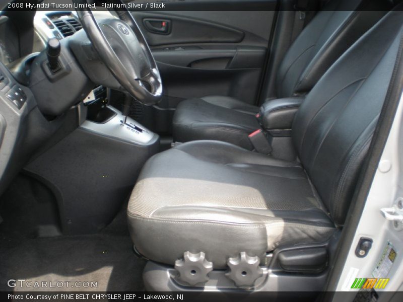  2008 Tucson Limited Black Interior