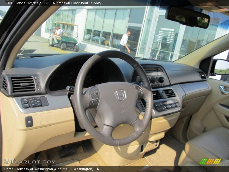Nighthawk Black Pearl / Ivory 2008 Honda Odyssey EX-L
