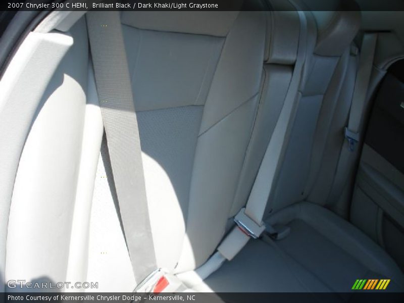 Brilliant Black / Dark Khaki/Light Graystone 2007 Chrysler 300 C HEMI