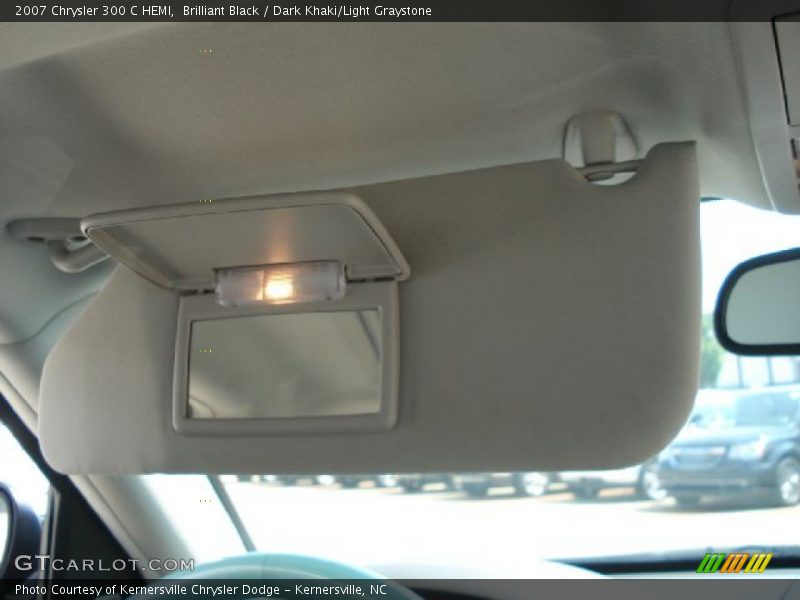 Brilliant Black / Dark Khaki/Light Graystone 2007 Chrysler 300 C HEMI