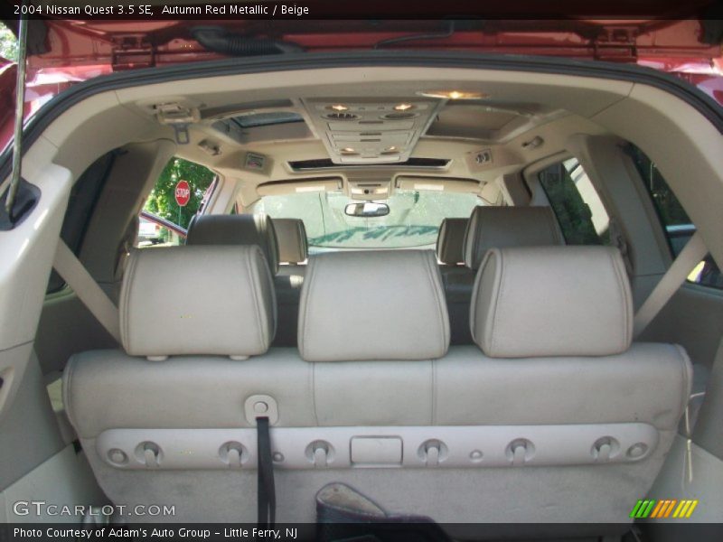 Autumn Red Metallic / Beige 2004 Nissan Quest 3.5 SE
