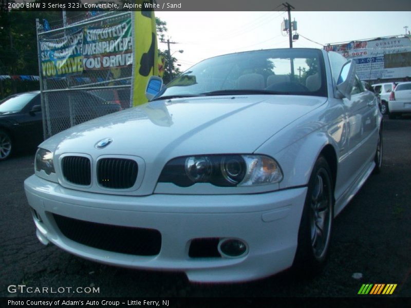 Alpine White / Sand 2000 BMW 3 Series 323i Convertible