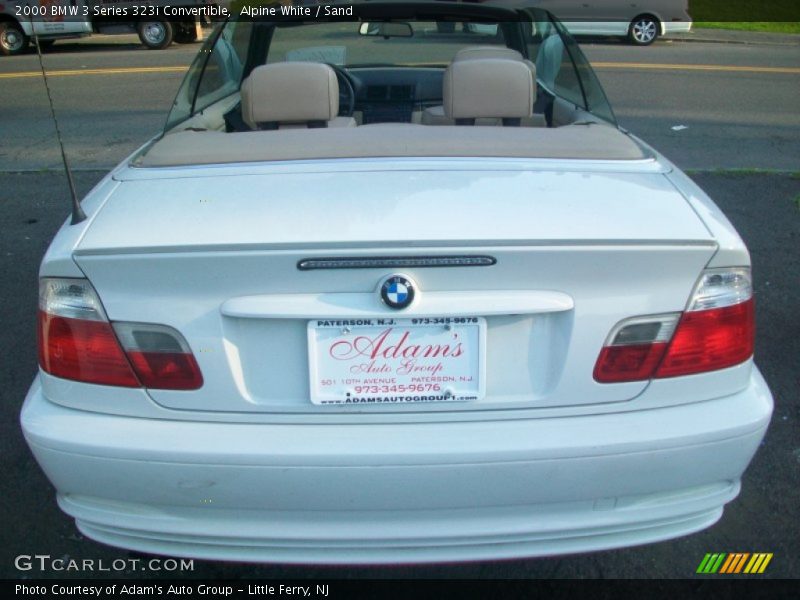 Alpine White / Sand 2000 BMW 3 Series 323i Convertible