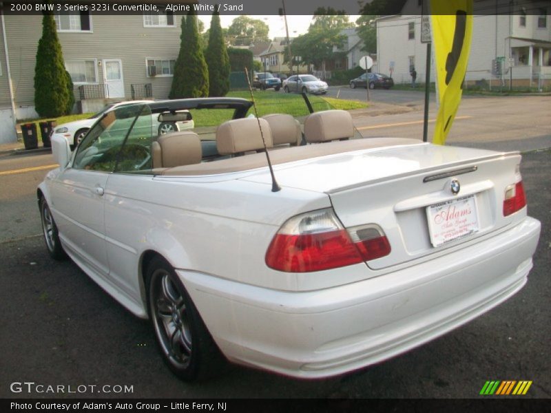 Alpine White / Sand 2000 BMW 3 Series 323i Convertible