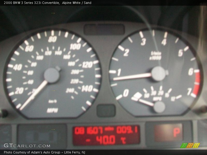 Alpine White / Sand 2000 BMW 3 Series 323i Convertible