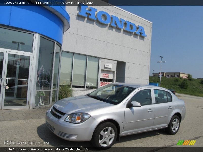 Ultra Silver Metallic / Gray 2008 Chevrolet Cobalt LT Sedan