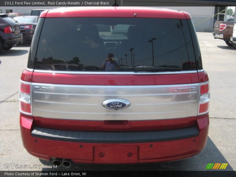 Red Candy Metallic / Charcoal Black 2011 Ford Flex Limited
