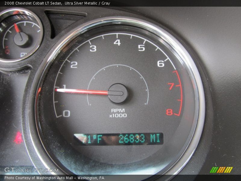 Ultra Silver Metallic / Gray 2008 Chevrolet Cobalt LT Sedan