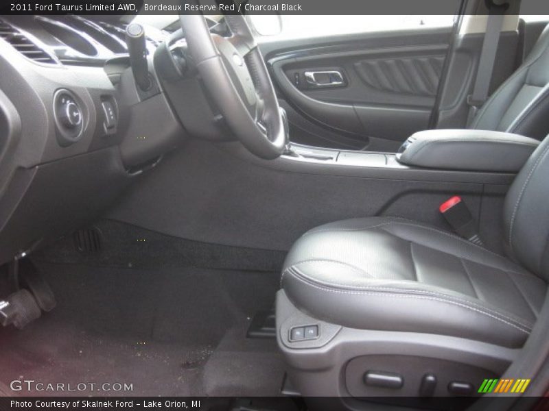  2011 Taurus Limited AWD Charcoal Black Interior
