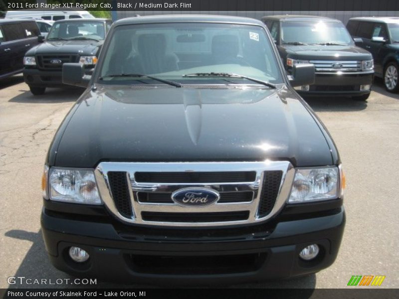 Black / Medium Dark Flint 2011 Ford Ranger XLT Regular Cab