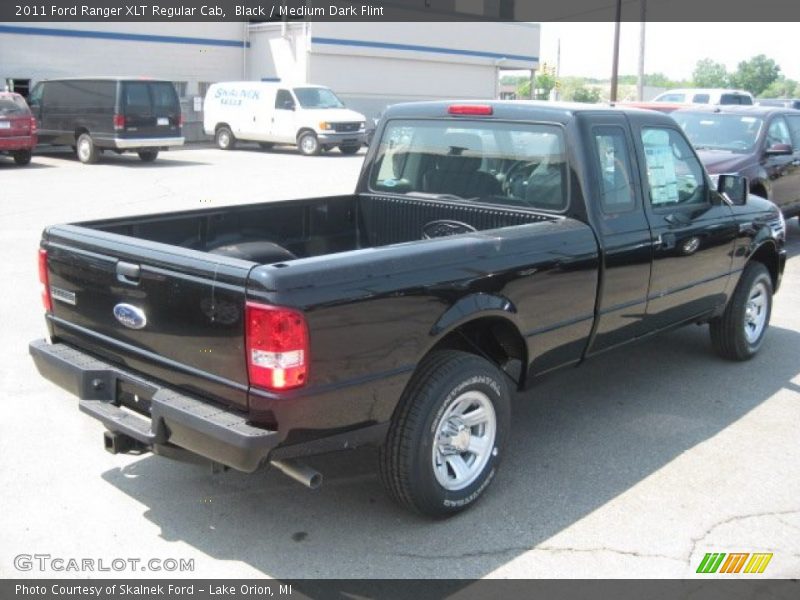 Black / Medium Dark Flint 2011 Ford Ranger XLT Regular Cab
