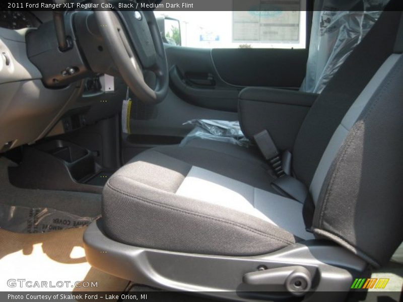 Black / Medium Dark Flint 2011 Ford Ranger XLT Regular Cab