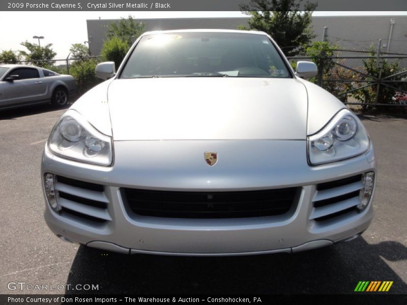 Crystal Silver Metallic / Black 2009 Porsche Cayenne S