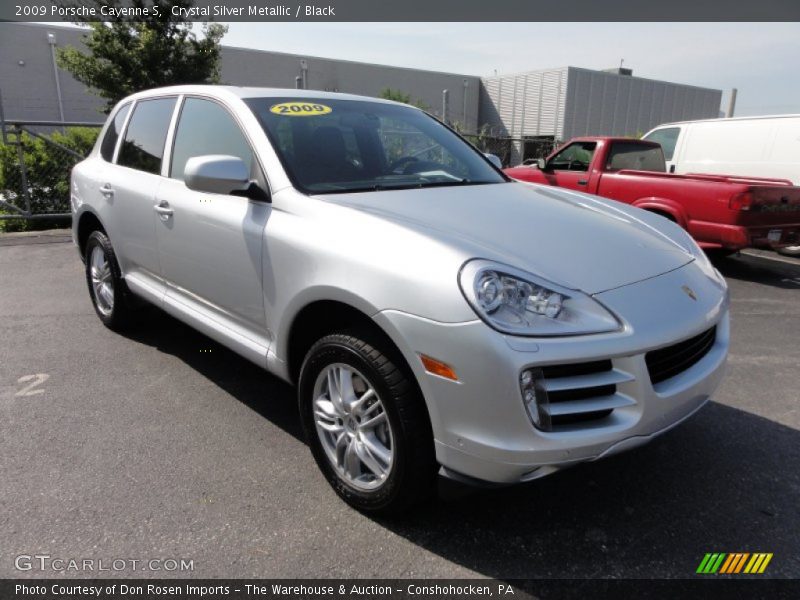 Crystal Silver Metallic / Black 2009 Porsche Cayenne S