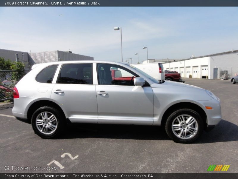 Crystal Silver Metallic / Black 2009 Porsche Cayenne S