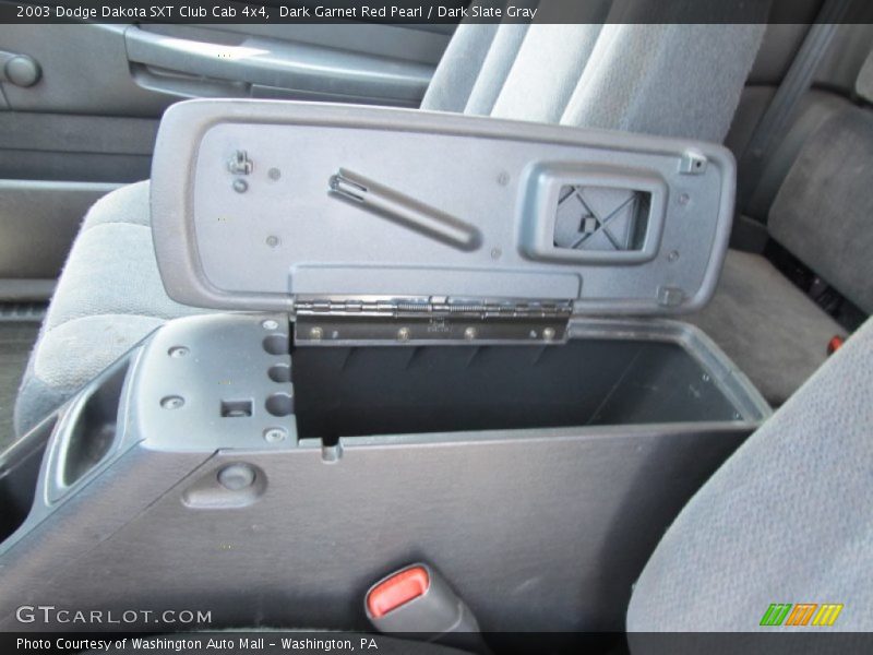 Dark Garnet Red Pearl / Dark Slate Gray 2003 Dodge Dakota SXT Club Cab 4x4