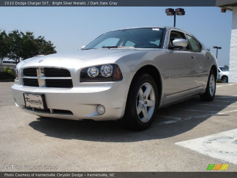Bright Silver Metallic / Dark Slate Gray 2010 Dodge Charger SXT