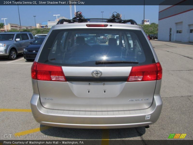 Silver Shadow Pearl / Stone Gray 2004 Toyota Sienna CE