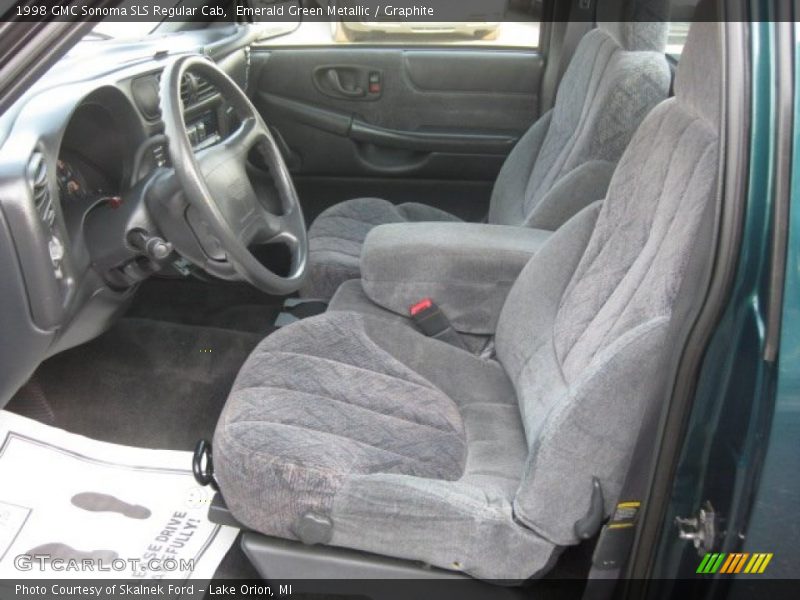  1998 Sonoma SLS Regular Cab Graphite Interior