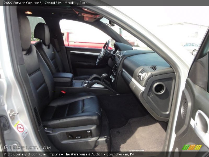 Crystal Silver Metallic / Black 2009 Porsche Cayenne S