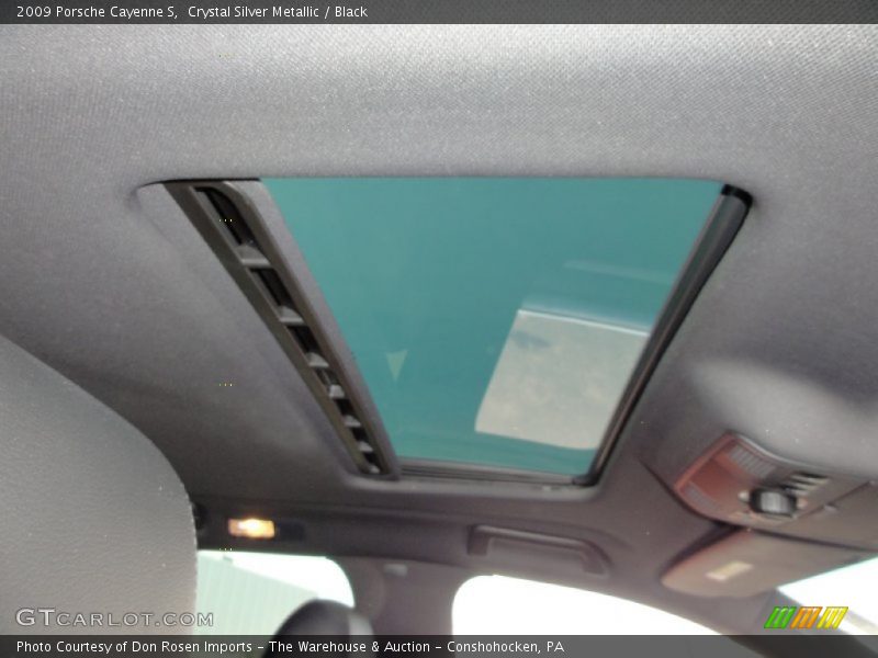 Crystal Silver Metallic / Black 2009 Porsche Cayenne S