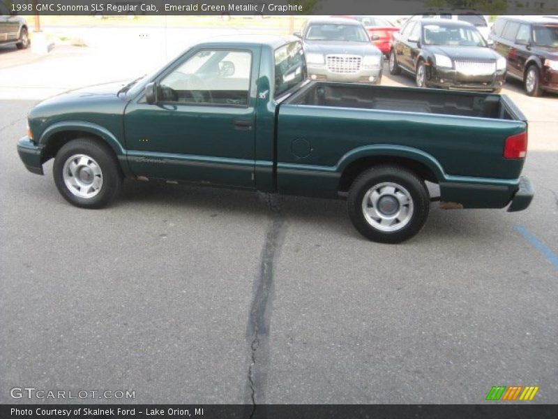  1998 Sonoma SLS Regular Cab Emerald Green Metallic
