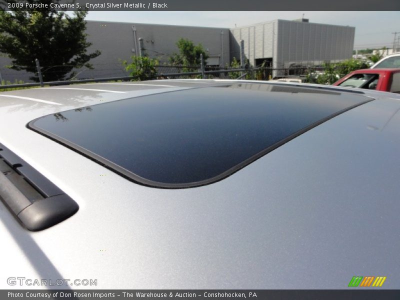 Crystal Silver Metallic / Black 2009 Porsche Cayenne S
