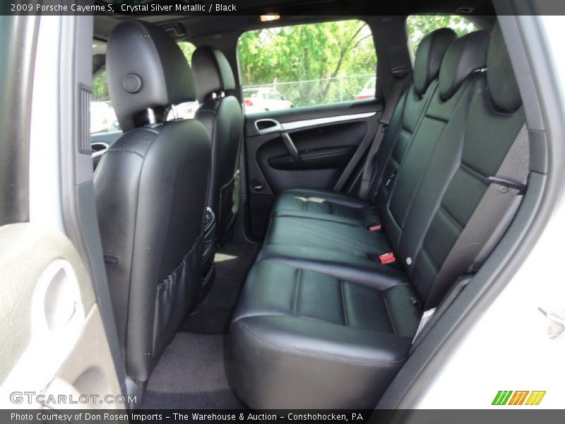 Crystal Silver Metallic / Black 2009 Porsche Cayenne S