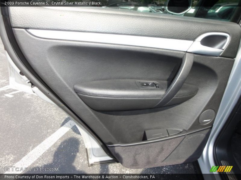 Crystal Silver Metallic / Black 2009 Porsche Cayenne S