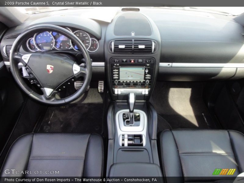 Crystal Silver Metallic / Black 2009 Porsche Cayenne S