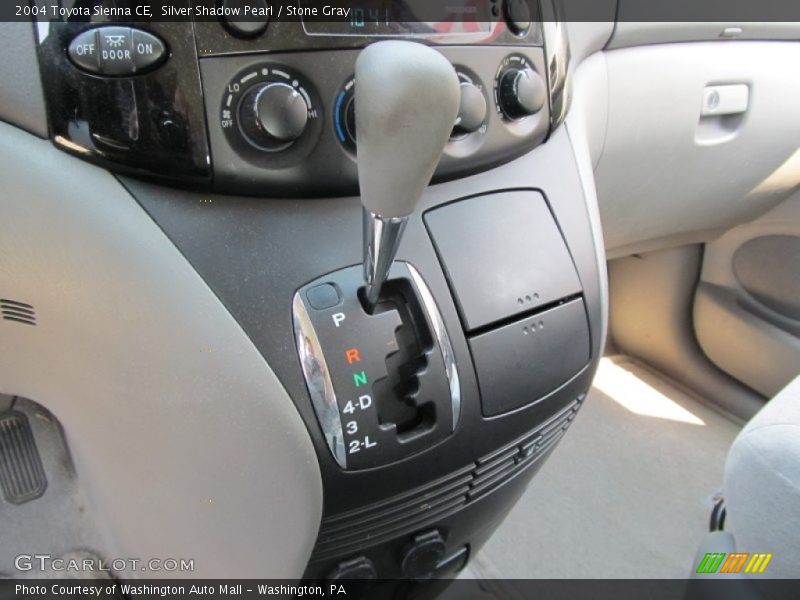 Silver Shadow Pearl / Stone Gray 2004 Toyota Sienna CE