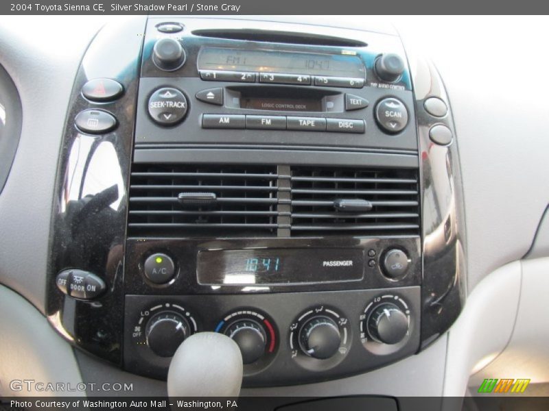 Silver Shadow Pearl / Stone Gray 2004 Toyota Sienna CE