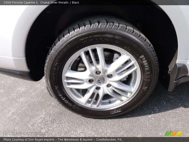 Crystal Silver Metallic / Black 2009 Porsche Cayenne S