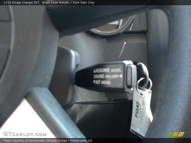 Bright Silver Metallic / Dark Slate Gray 2010 Dodge Charger SXT