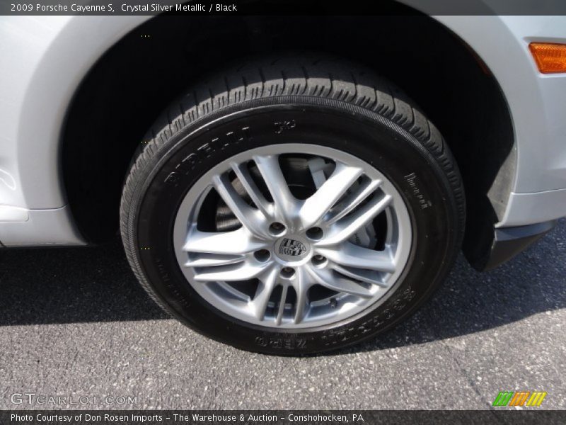 Crystal Silver Metallic / Black 2009 Porsche Cayenne S