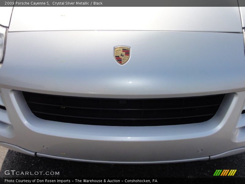 Crystal Silver Metallic / Black 2009 Porsche Cayenne S